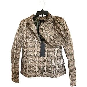 New My Anorak Womens XS Cobra Puffer Coat Duck Down Lightweight w/Carry Bag